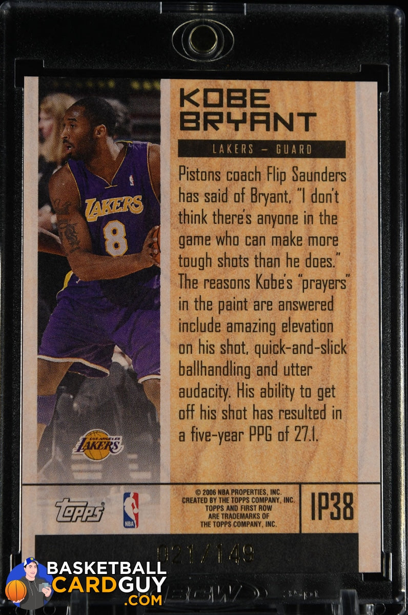 Kobe Bryant 2005-06 Topps First Row In The Post #38