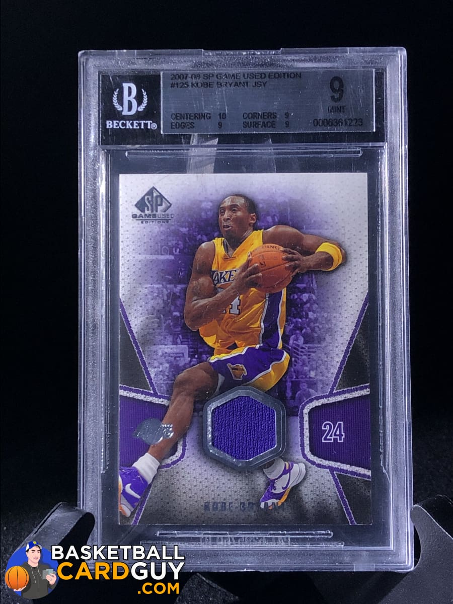 Kobe Bryant 2007-08 SP Game Used #125 JSY BGS 9 – Basketball Card Guy