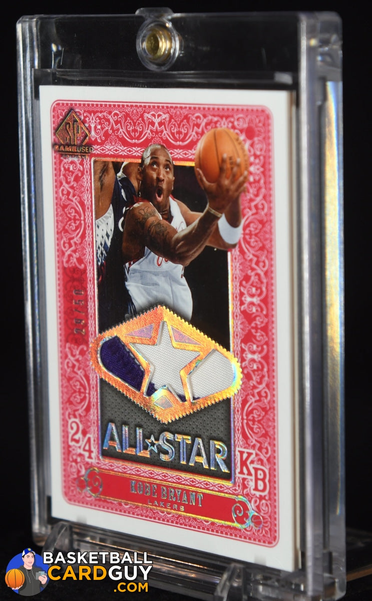 Kobe Bryant Game-Worn Autographed Jersey Patch Card LE 12/18 Upper Deck BGS  8 - CharityStars