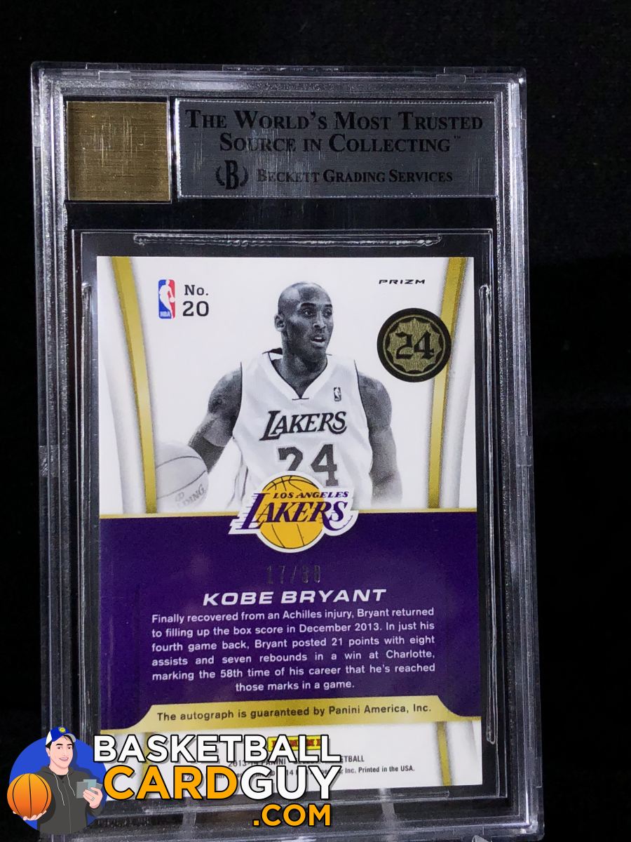 2013 Crusade Majestic Memorabilia #48 Kobe Bryant Jersey PSA 9 – Burbank  Sportscards