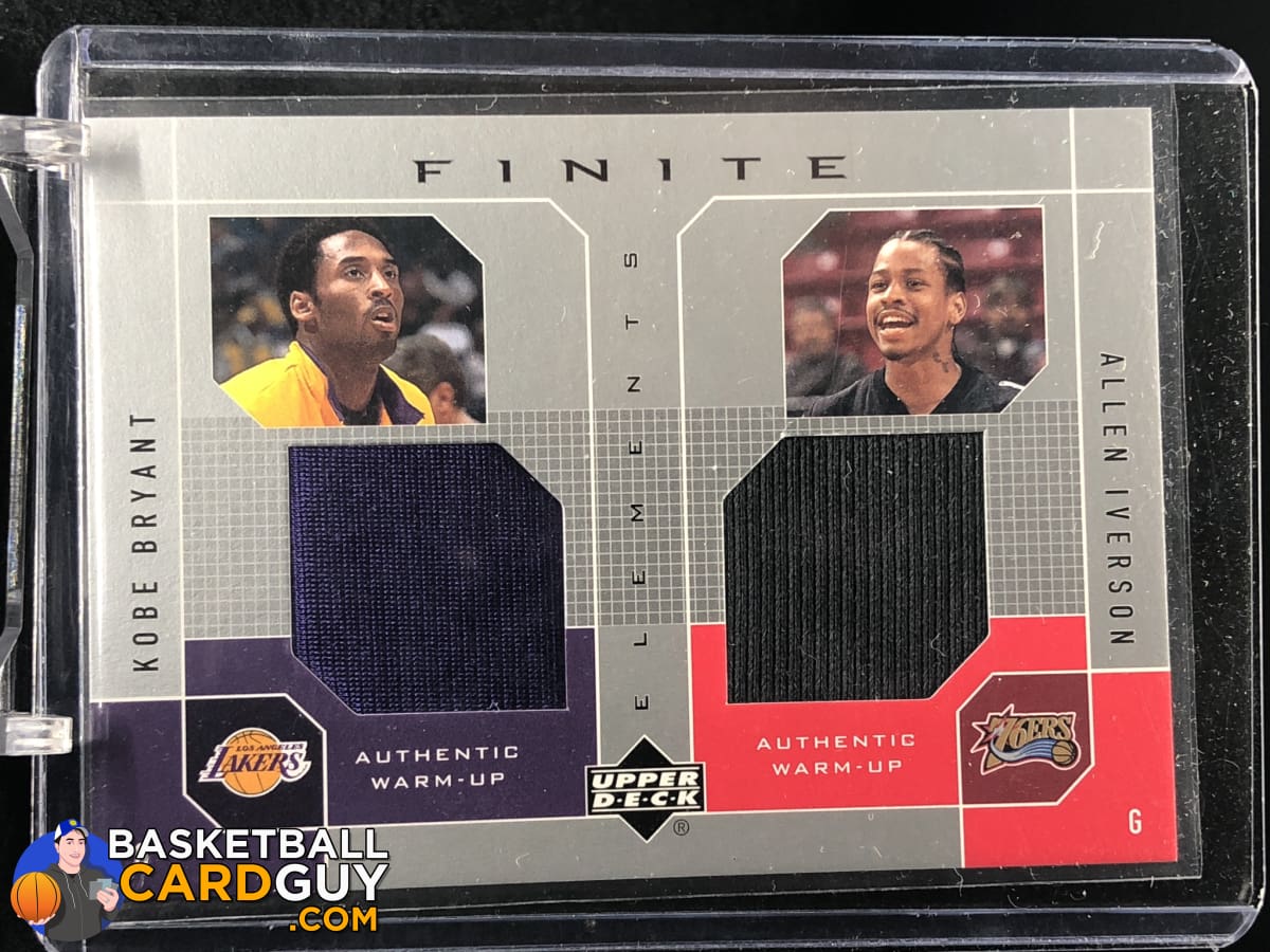 Kobe Bryant/Allen Iverson 2002-03 Upper Deck Finite Elements Dual 
