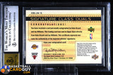 Kobe Bryant/Jay Williams 2002-03 Upper Deck Honor Roll Signature Class Duals BGS 9 / 10 #KBJW #/25 autograph, basketball card, graded, 