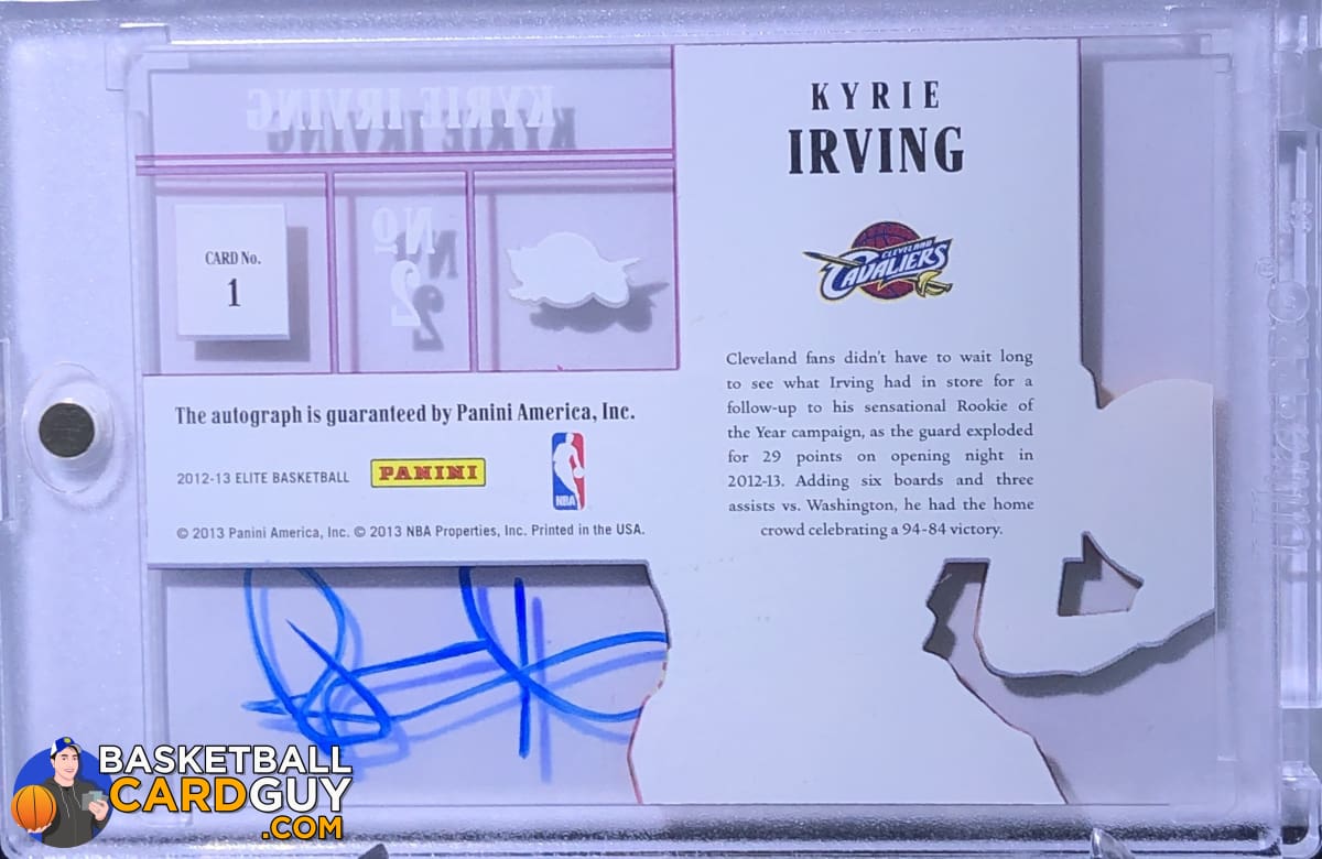 Kyrie Irving 2012-13 Elite Rookie Inscriptions #1 RC