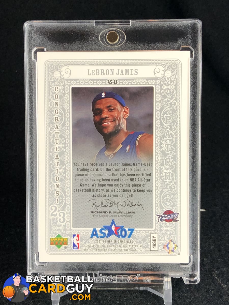 7 figure Lebron James? 2008-2009 all star game used jersey. : r
