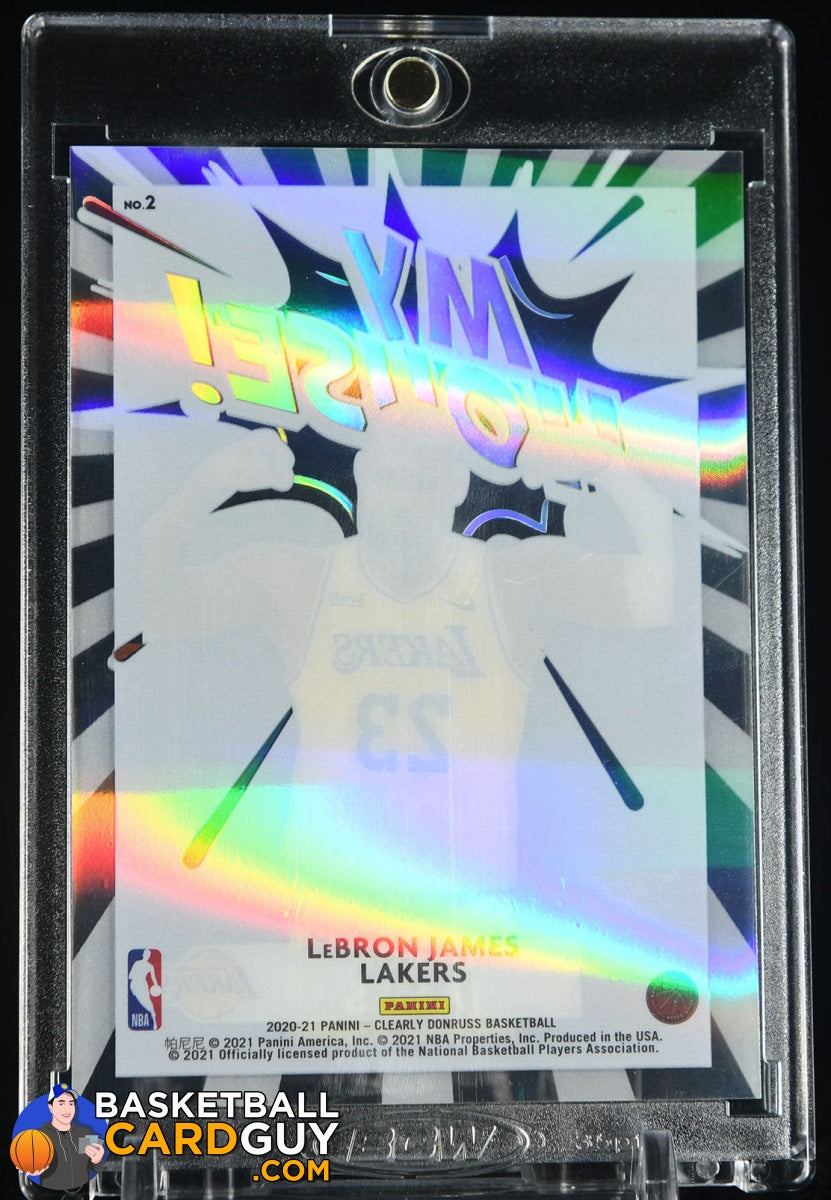 2019-20 Clearly Donruss My House #6 LeBron James Lakers