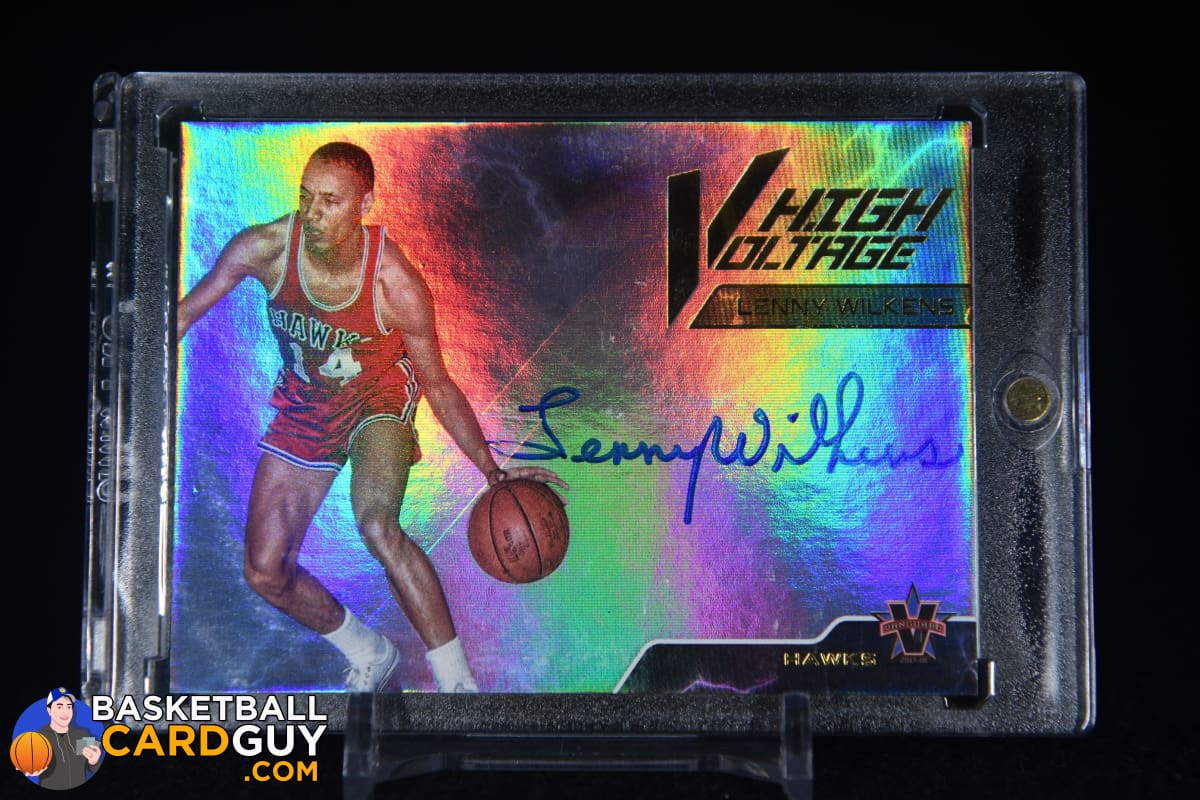Win　サイン　ULTlMUNE brightwin Lenny Wilkens 2017-18 Panini Vanguard High Voltage Signatures #/99
