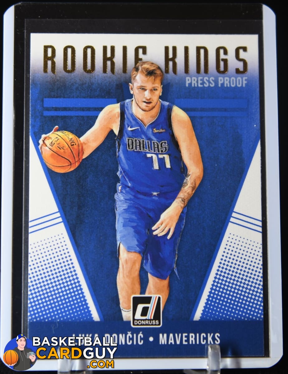 Luka Doncic 2018-19 Panini Donruss Rookie Kings Rookie Card # 20 Press Proof