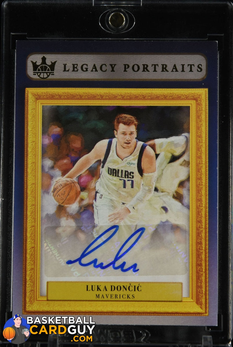 Luka Doncic 2021-22 Court Kings Legacy Portrait Signatures #8 #/99