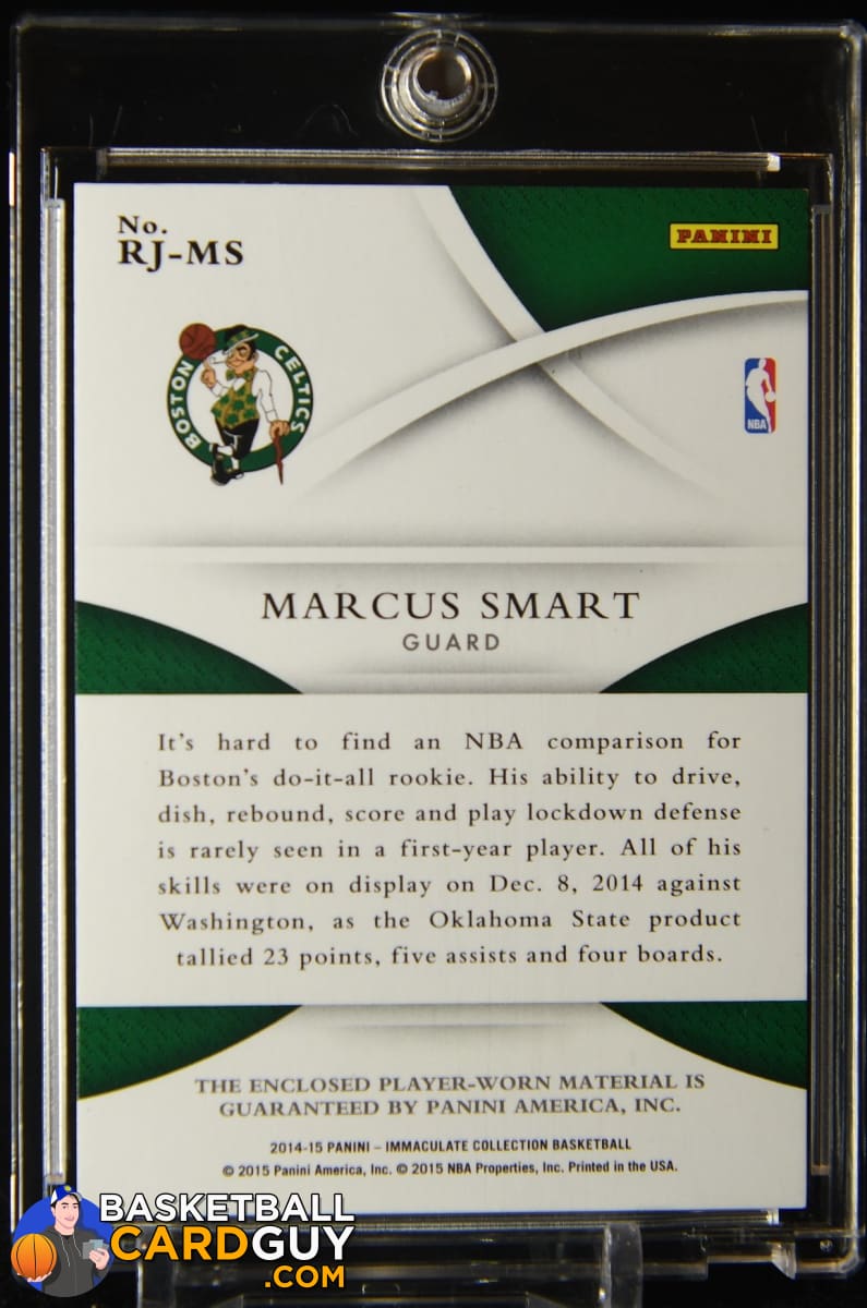 2015-16 Panini Immaculate Basketball #15 Marcus Smart SSP Base Card #4/10  TOUGH!