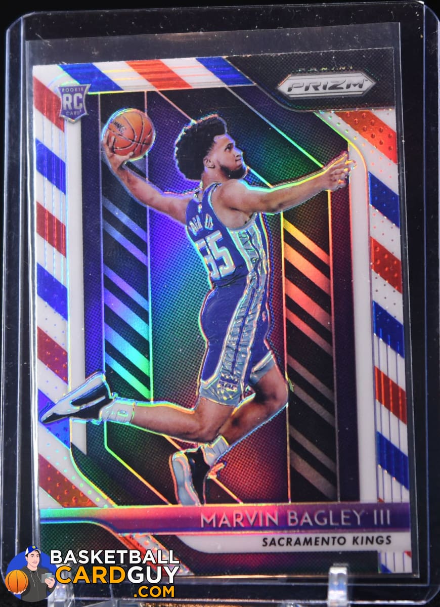Marvin Bagley III 2018-19 Panini Prizm Prizms Red White and Blue #181