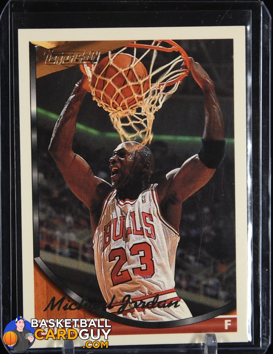 Michael Jordan 1993-94 Topps Gold #23 – Basketball Card Guy