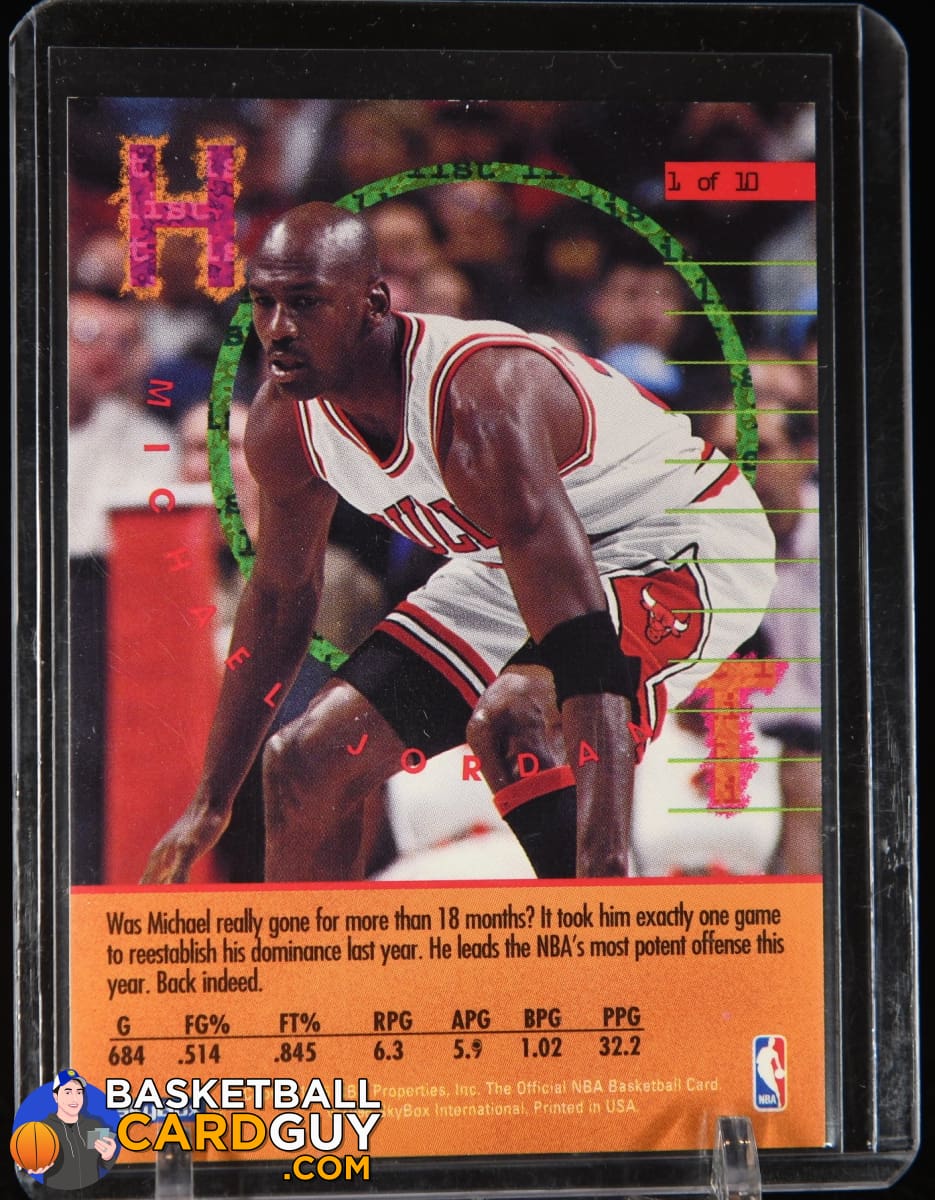 Michael Jordan 1995-96 Jam Session Show Stoppers #3 – Basketball Card Guy