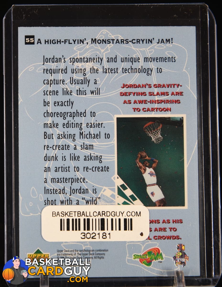 Michael jordan hotsell space jam card