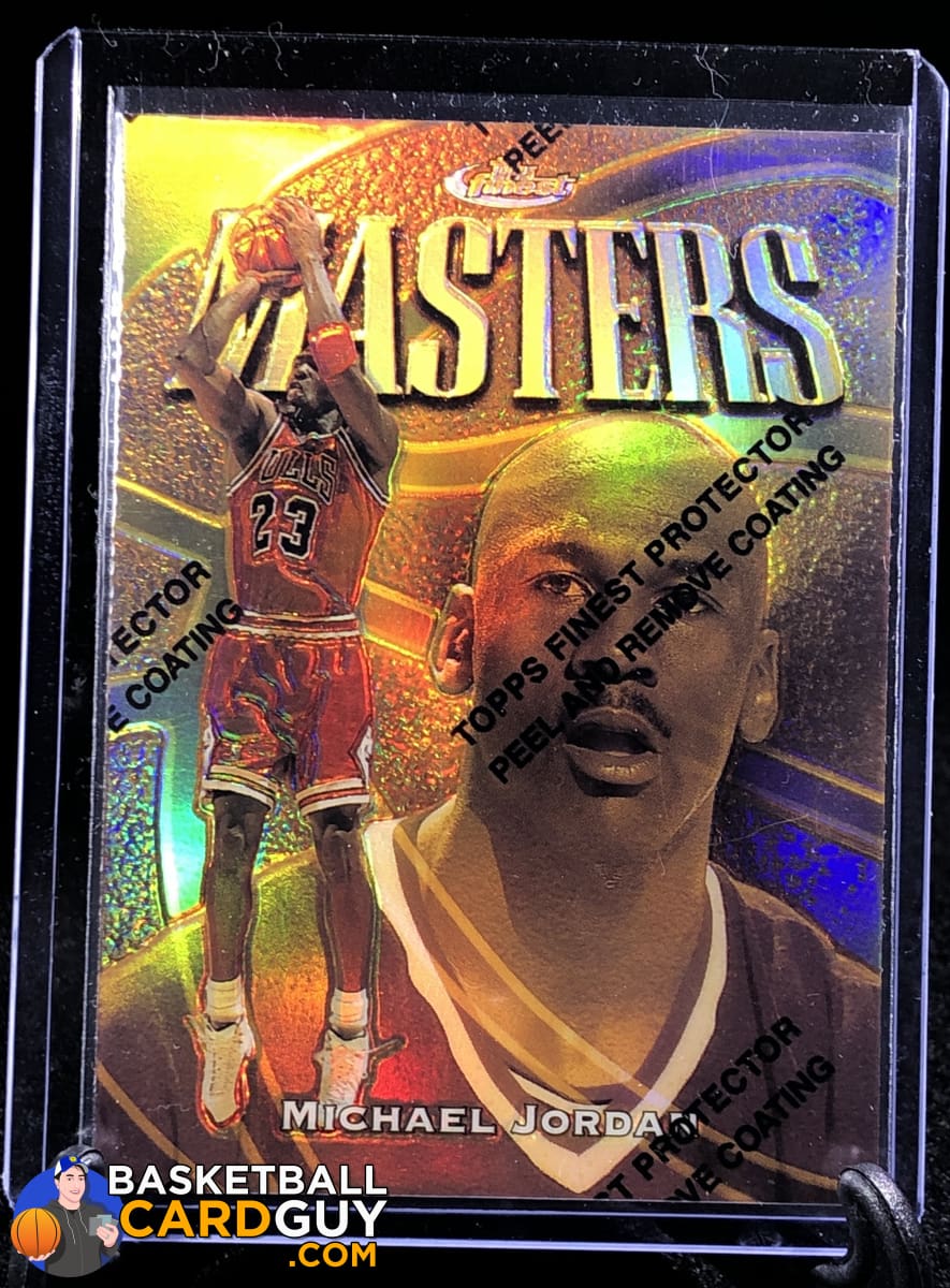 Michael Jordan 1997-98 Topps Finest Gold Refractor RARE