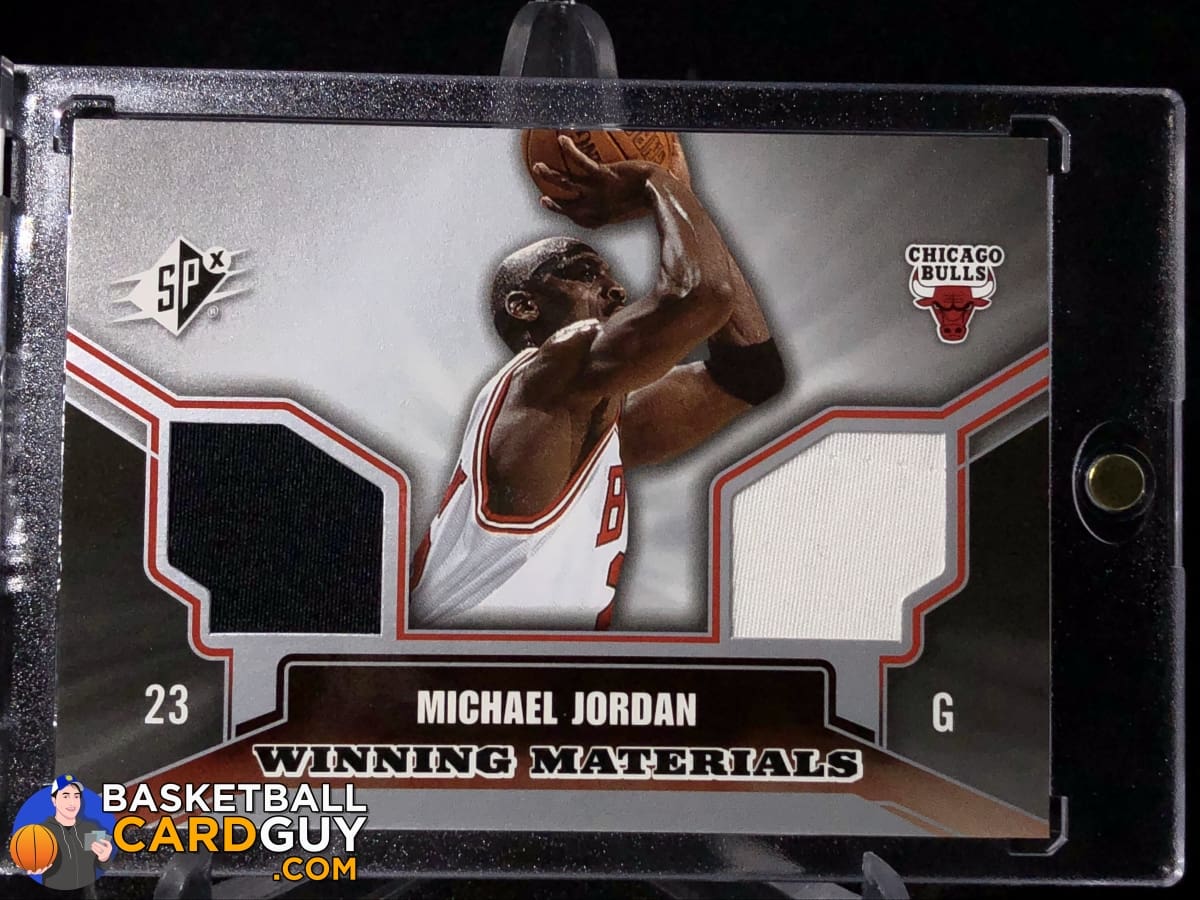 Michael Jordan 2005-06 SPX Winning Materials Dual Jerse