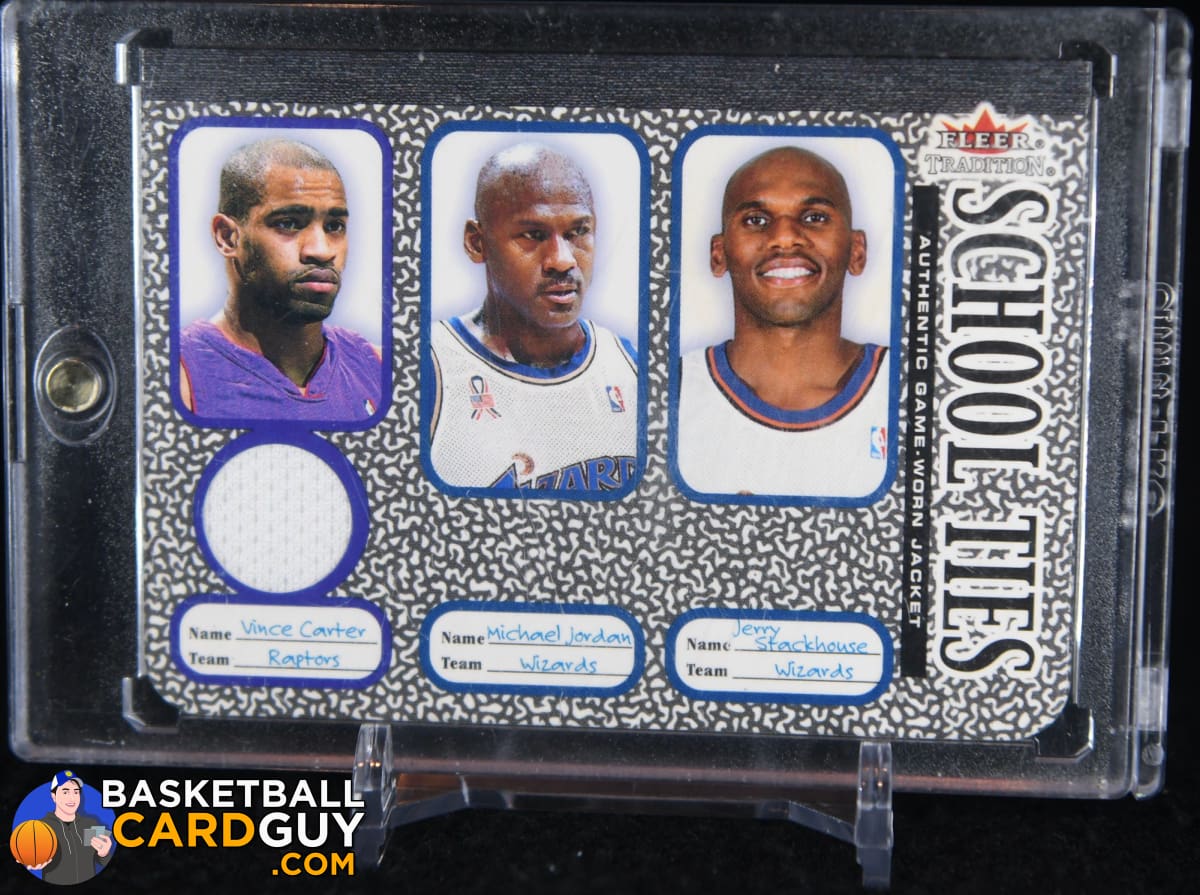 Michael Jordan Vince Carter /Jerry Stackhouse 2002-03 Fleer