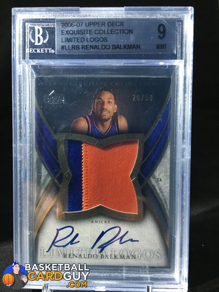 Renaldo Balkman 2006-07 Exquisite Limited Logos BGS9 – Basketball Card Guy