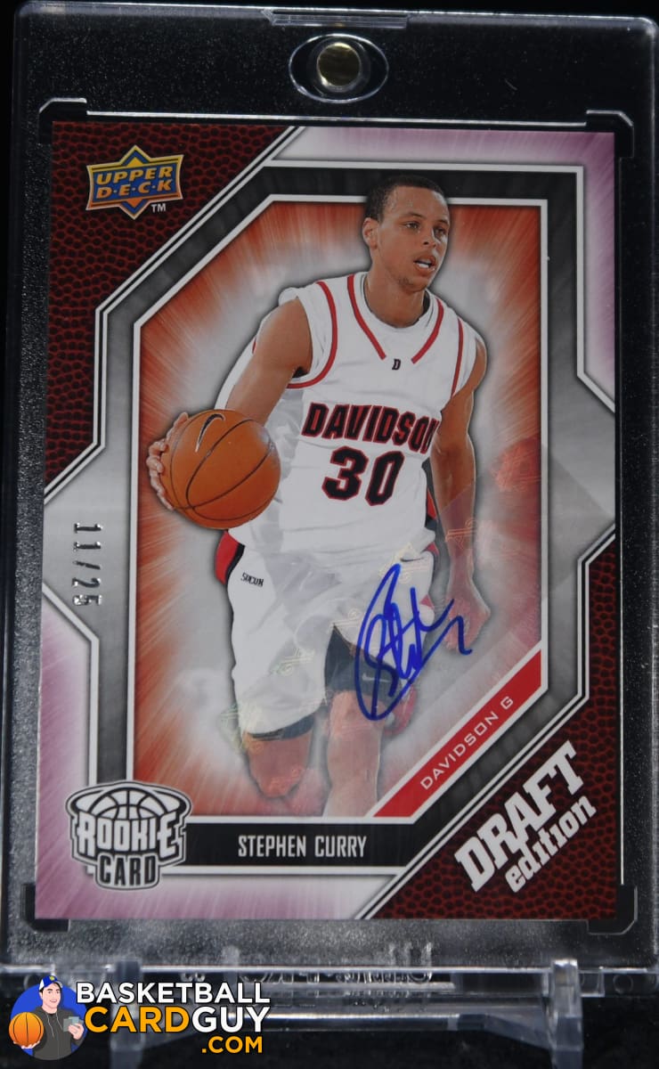 Stephen Curry Autographed 2009-10 Upper Deck Draft Edition Rookie