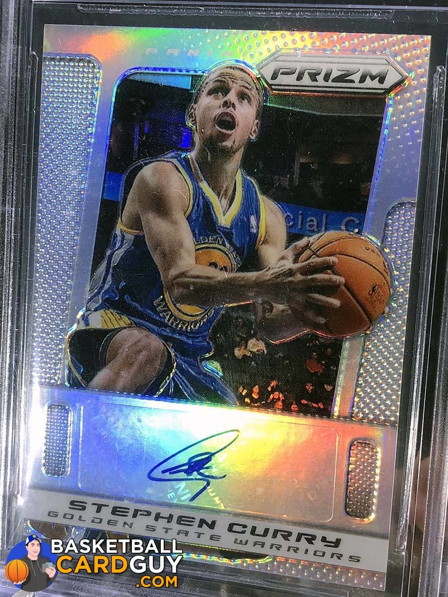 Stephen Curry 201314 Panini Silver Prizm Autographs /25 GEM MINT 9.5/ Basketball Card Guy