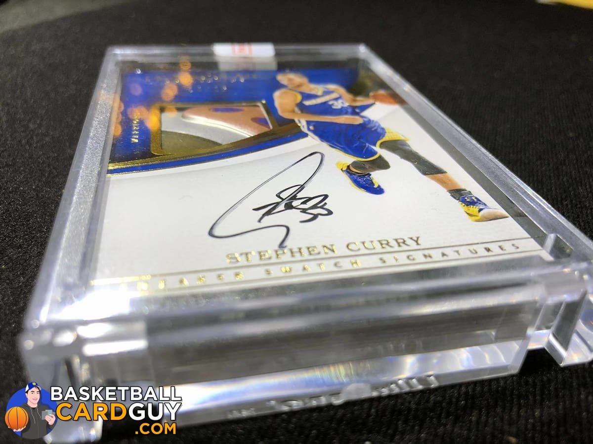 Stephen Curry 2016-17 Immaculate Collection Sneaker Swatch Signatures Shoe