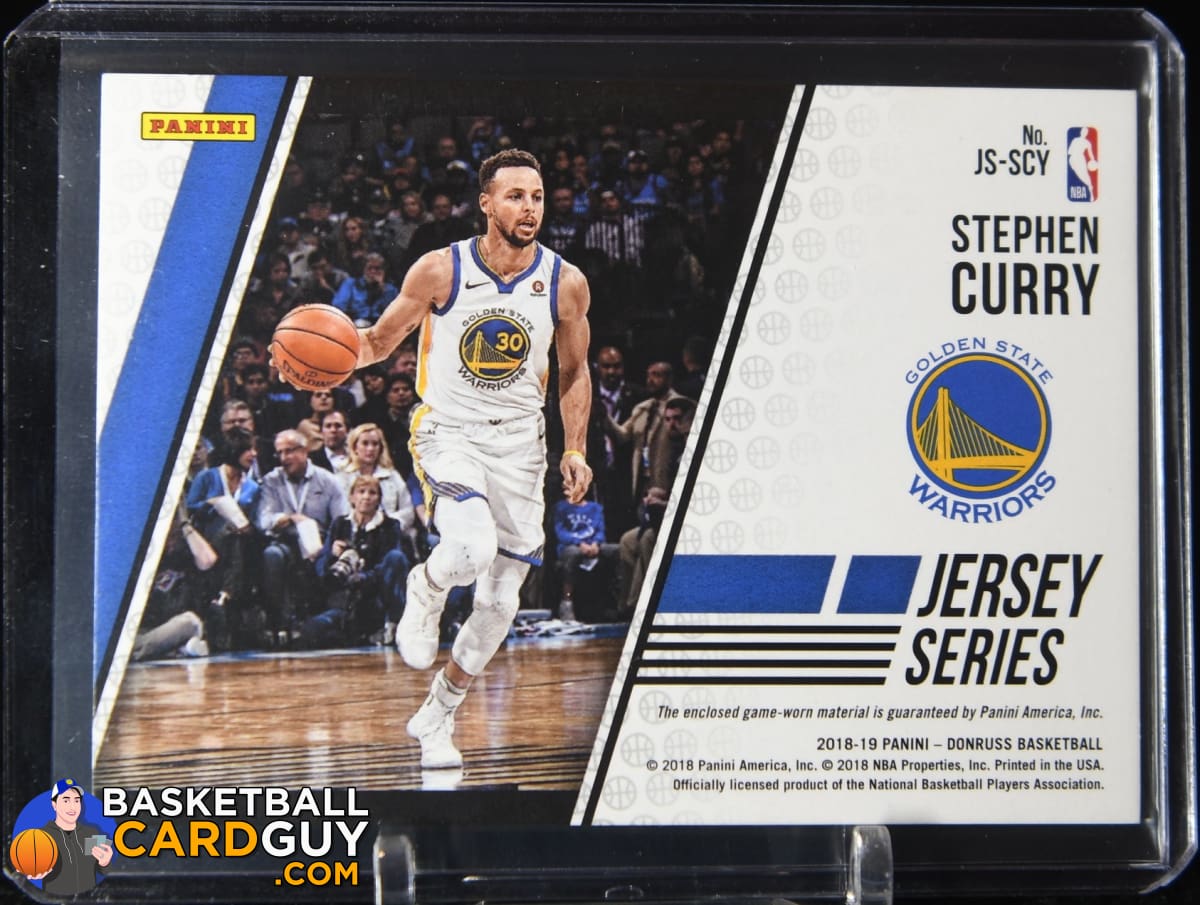 Stephen Curry 2019-20 Donruss Jersey Series #27 – Basketball Card Guy