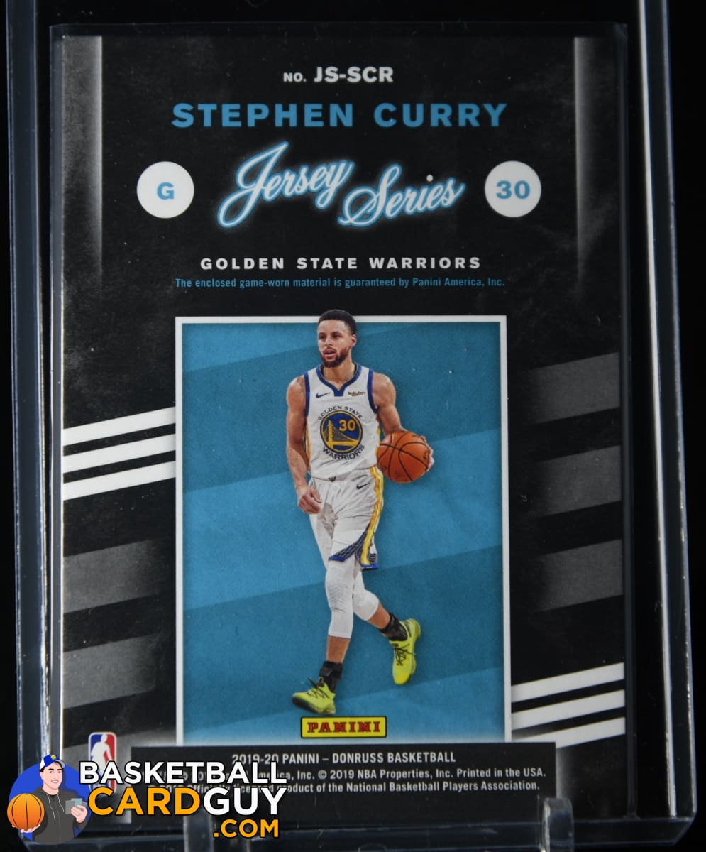 2020-21 Immaculate STEPHEN CURRY Jersey numbers game used patch card #07/30