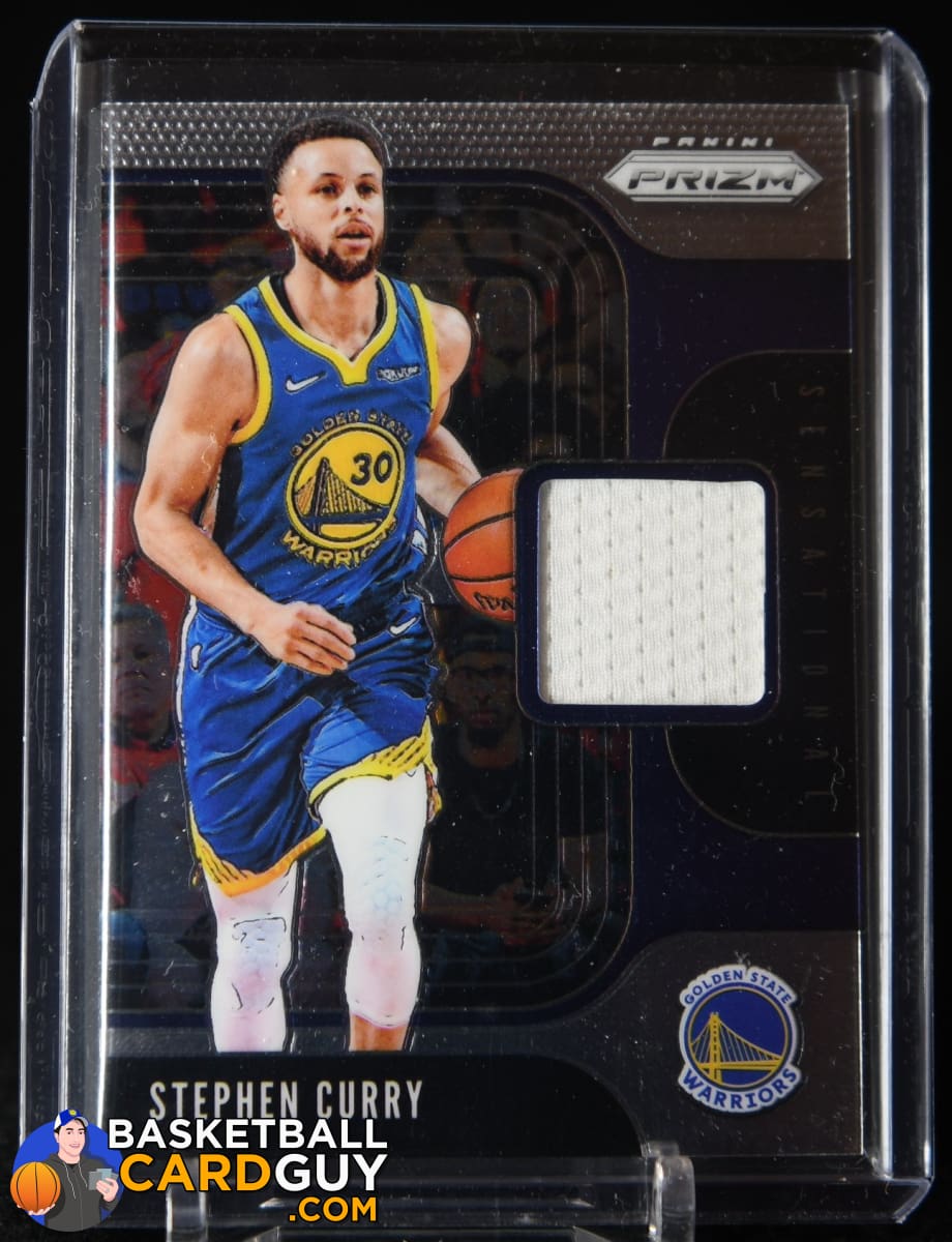 Stephen Curry 2019-20 Panini Prizm Sensational Swatches #93