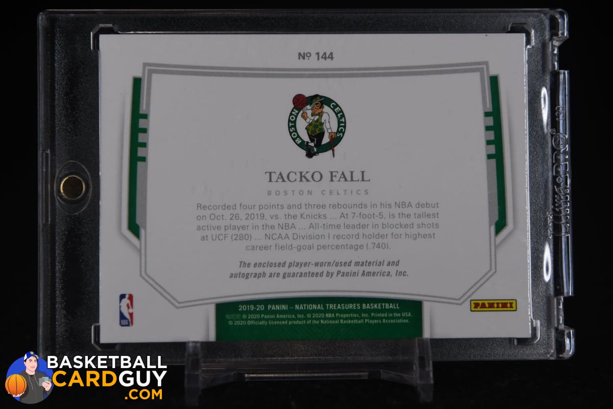 Tacko Fall 19/20 Panini Contenders Foil Autograph Rookie #75/99