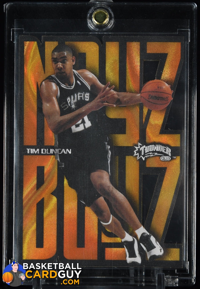 Tim Duncan 1998-99 SkyBox Thunder Noyz Boyz #4 – Basketball Card Guy