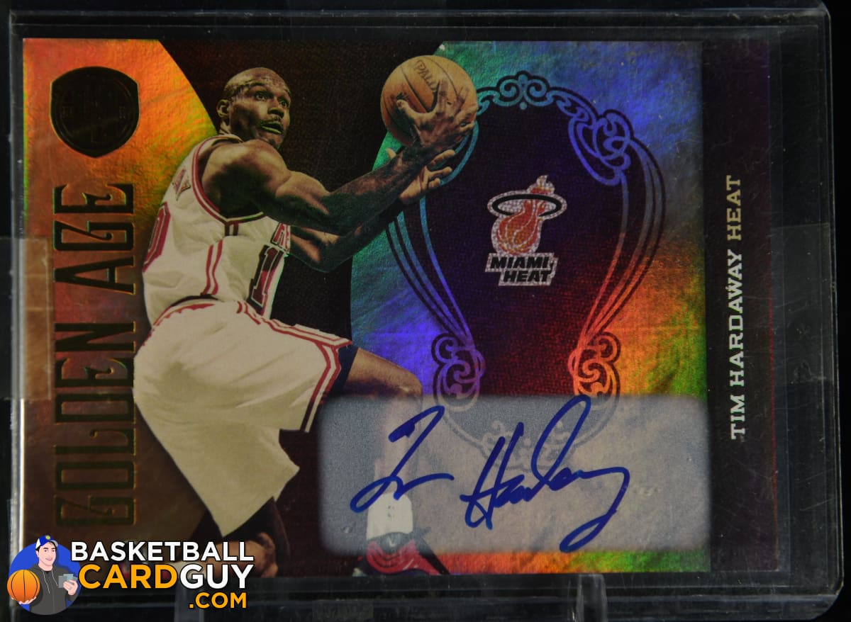 Tim Hardaway 2010-11 Panini Gold Standard Golden Age Signatures #/99 –  Basketball Card Guy