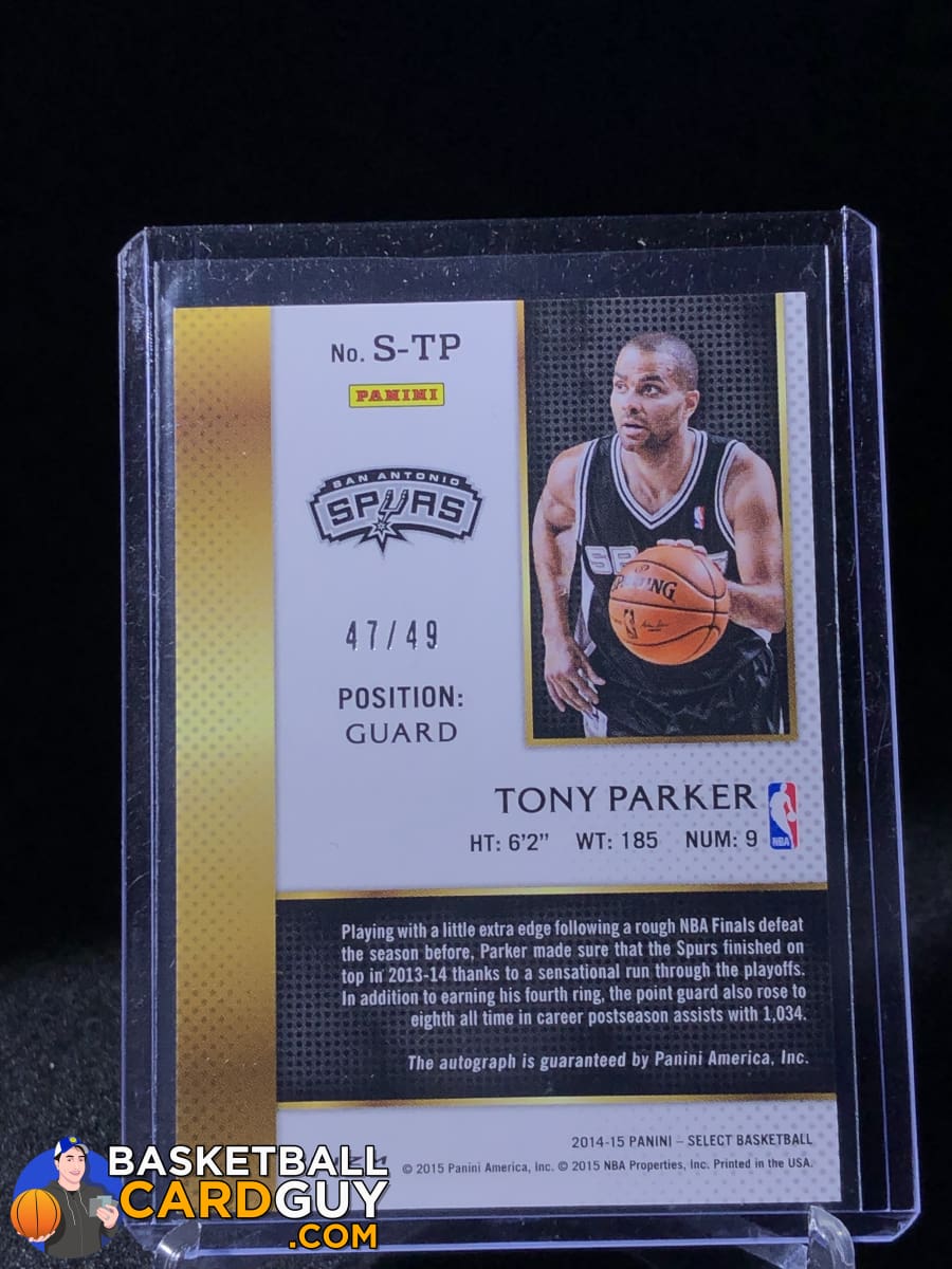 116 Basketball Nba Pro Spurs Tony Parker Media Day Stock Photos
