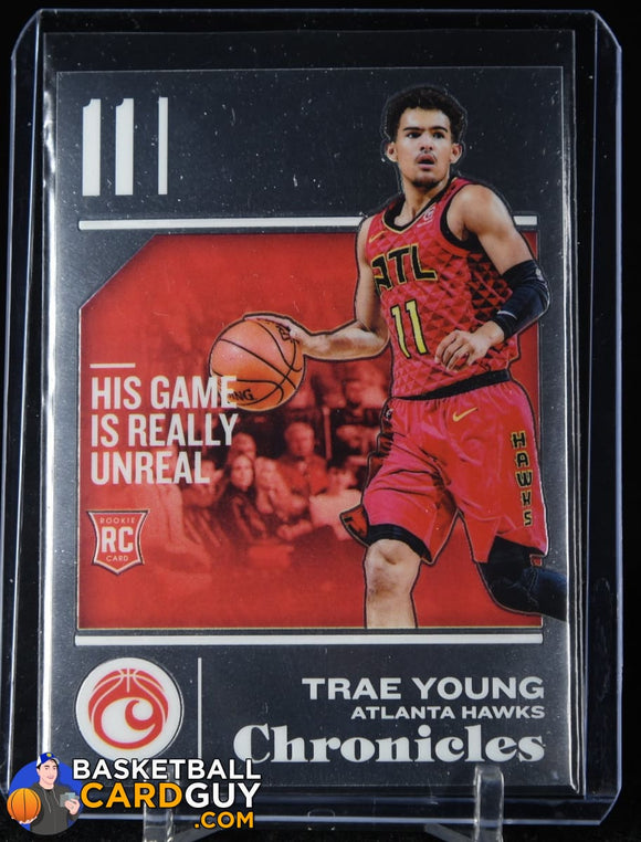 Trae Young 2018-19 Panini Chronicles #532 RC basketball card, rookie card