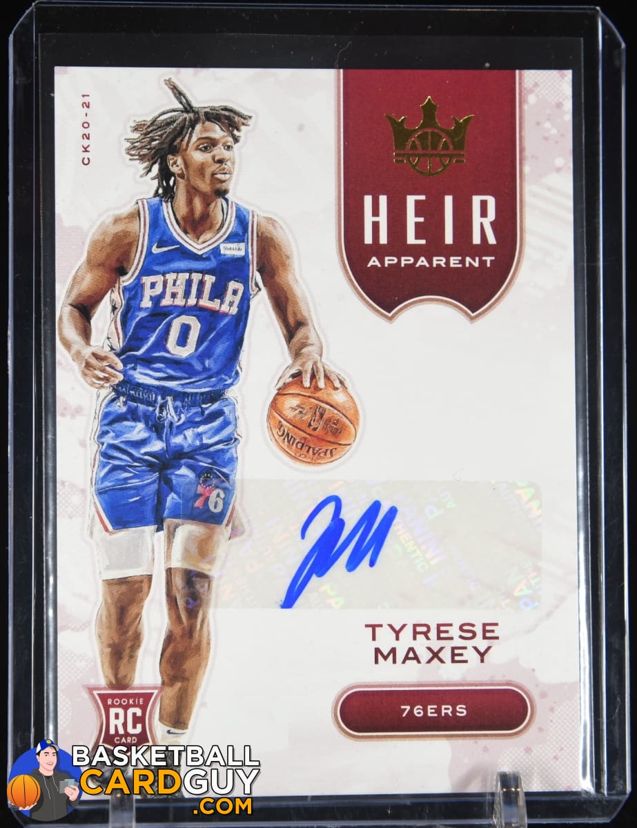 tyrese maxey autographed jersey