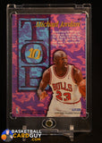 1995-96 NBA Hoops Top 10 Michael Jordan Insert #AR7 All-Rookie Team