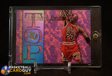1995-96 NBA Hoops Top 10 Michael Jordan Insert #AR7 All-Rookie Team