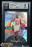 1997-98 Metal Universe Planet Metal #1 Michael Jordan BGS 8 BGS, graded