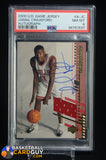 2000 UPPER DECK GAME JERSEY JAMAL CRAWFORD #A-JC auto, autograph, memorabilia