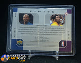 2002-03 Upper Deck Finite Elements Dual Warm-Ups #MJKB Michael Jordan/Kobe Bryant memorabilia