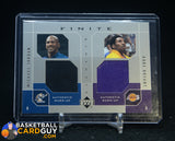 2002-03 Upper Deck Finite Elements Dual Warm-Ups #MJKB Michael Jordan/Kobe Bryant memorabilia