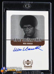 Wes Unseld 1999 Upper Deck Century Legends Epic Signatures #WU autograph, basketball card