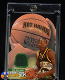2003 Fleer Showcase Hot Hands Die Cut Ray Allen Game Worn Jersey #/375 memorabilia, numbered