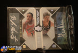 2006-07 UD Black Autographs Dual #KA B.J. Armstrong/Steve Kerr auto, autograph, numbered