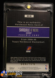2006 Topps Hardwood Game Jersey #SO Shaquille O’Neal Game 2 Color Patch #/175 memorabilia, numbered