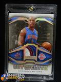 2007-08 SP Game Used Cut From The Cloth CHAUNCEY BILLUPS 4 COLOR PATCH #/25 memorabilia, numbered