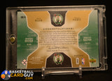2007-08 SPx Paul Pierce Ray Allen Winning Materials Combos Patches #/50 memorabilia, numbered