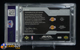 2007-08 Upper Deck Black Dual Autographs Pat Riley / Magic Johnson Auto #/25 memorabilia, numbered