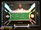 2007-08 Upper Deck Black Paul Pierce Patch Material Auto #/50 auto, autograph, memorabilia