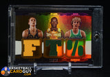 2007 LARRY BIRD RICK BARRY RAY ALLEN TOPPS TRIPLE THREADS TRIPLE RELIC #/27 memorabilia, numbered