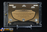 2007 LARRY BIRD RICK BARRY RAY ALLEN TOPPS TRIPLE THREADS TRIPLE RELIC #/27 memorabilia, numbered