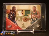 2008-09 SP Rookie Threads SP Threads Dual Patch #TDDD Clyde Drexler/Kevin Durant memorabilia